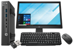 HP Elitedesk 800 G2 i5-6500T PC With Monitor, Keyboard & Mouse