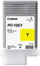 Canon PFI106Y 6624B001AA Genuine Yellow Ink Cartridge