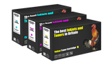 IJT Recycled HP 201 X 3 Toner Cartridge Multipack - CF253XM