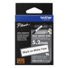 Brother HSE-211E Black on White Heat Shrink Tube