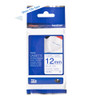 Brother TZE-FA3 Blue on White Textile Ribbon