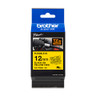 Brother TZE-FX631 Black on Yellow Lamination Tape