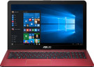 Asus X540S 15.6" Quad Core Intel Laptop Red 4GB 1TB HD Graphics DVD - RW Windows 10