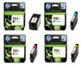 HP X4E14AE Genuine Multipack, Black, Tri-Colour Ink Cartridge