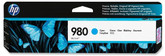 HP D8J07A/980 Genuine Cyan Ink Cartridge