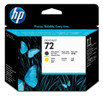 HP Yellow, Matte Black Printhead HP 72 C9384A