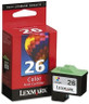 Lexmark No 26 10N0026 Genuine Tri-Colour Ink Cartridge