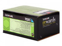 Lexmark 702C 70C20C0 Genuine Cyan Toner Cartridge