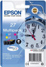 Epson C13T27054012 Genuine Multipack, Cyan, Magenta, Yellow Ink Cartridge