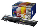Samsung CLT-P406C/EL SSU375A Genuine Multipack, Black, Cyan, Magenta, Yellow Toner Cartridge
