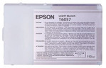 Epson C13T605700 T6057 Genuine Light Black, Black Ink Cartridge