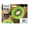 Epson 202 T02E7 C13T02E74010 Genuine Multipack, Black, Cyan, Magenta, Yellow Ink Cartridge