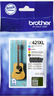 Brother LC421XLVAL Black Cyan Magenta Yellow Original Ink Cartridge