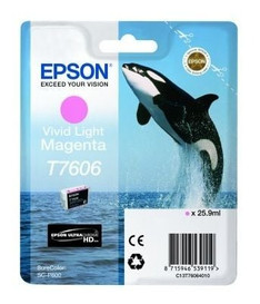 Epson T7606 Vivid Light Magenta Ink Cartridge