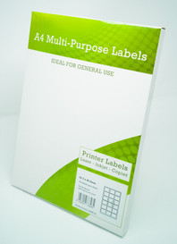 A4 Multipurpose Labels 18 Per Sheet