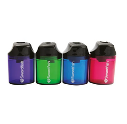 Swordfish Canister Double Hole Pencil Sharpener