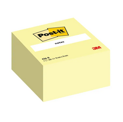 Post-it Notes 76 x 76mm Cube Yellow