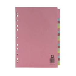 A4 20-Part Subject Divider