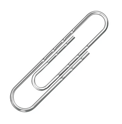 Wavy Paperclips 77mm
