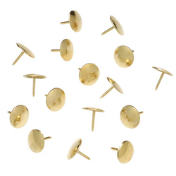 UP 9.5mm Drawing Pins Brass Plated