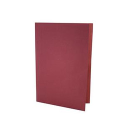 Exacompta Square Cut Folder Foolscap Red