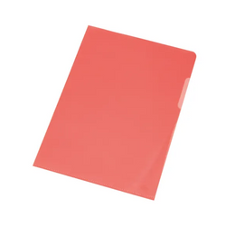 Cut Flush Folder A4 Red