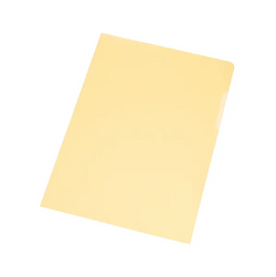 Cut Flush Folder A4 Yellow