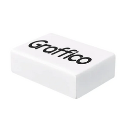 Graffico Plastic Eraser White