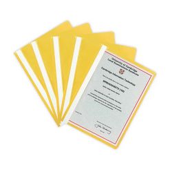 A4 Project Folder Report File Yellow