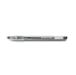 Gel Pens Transparent Barrel Medium Tip Black