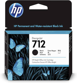 HP 712 3ED71A Black Genuine Ink Cartridge