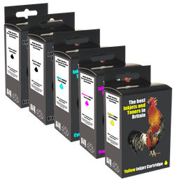 IJT Recycled PGI-580XXL CLI-581XXL Extra High Capacity 5 Ink Cartridge Multipack