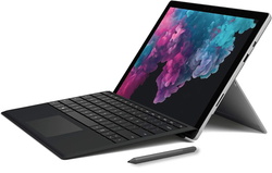 Microsoft Surface Pro 6 Silver 12.3" Tablet PC Intel i7 8th Gen Processor 16GB RAM 512GB SSD Inc Keyboard & Surface Pen - Windows 11 Professional