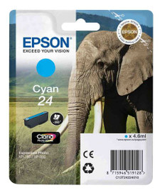 Epson C13T24224010 Genuine Cyan Ink Cartridge
