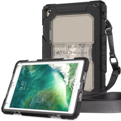 Techgear Vanguard 9.7 Inch Black Clear Rugged Tablet Case
