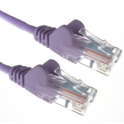 Connekt Gear 2.0m RJ45 to RJ45 UTP CAT 5e stranded network cable [PURPLE]