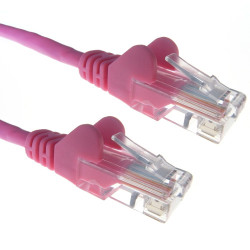 Connekt Gear 3.0m RJ45 to RJ45 UTP CAT 5e stranded network cable [PINK]