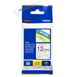 Brother TZE-M31 Black on Clear Labelling Tape