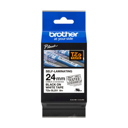 Brother TZE-SL251 Black on White Labelling Tape