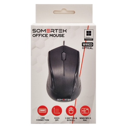 Somertek SC601 3 Button USB Wired Mouse