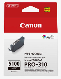 Canon PFI-5100 MBK 6951C001 Genuine Matte Black, Black Ink Cartridge