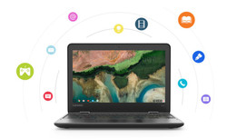Lenovo Chromebook 300E G2 Intel Celeron Processor 4GB RAM 64GB SSD 11 Inch Chrome OS Flex Laptop