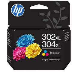 HP 302XL / 304XL Ink Cartridge Tri Colour High Capacity Original