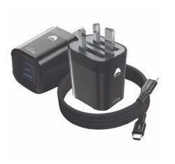 Mobitel 65W Fast Charger 3-Ports Foldable UK Plug with with 60W USB C-to-C Cable