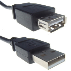 ComputerGear 1.5m USB V2.0 Extension Cable A Male to A Female