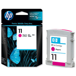 HP No 11 C4837AE Genuine Magenta Ink Cartridge