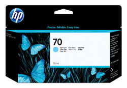 HP No 70 C9390A Genuine Light Cyan, Cyan Ink Cartridge
