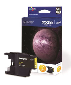 Brother LC1220Y Genuine Yellow Ink Cartridge