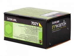 Lexmark 702Y 70C20Y0 Genuine Yellow Toner Cartridge