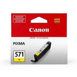 Canon CLI-571Y 0388C001 Genuine Yellow Ink Cartridge